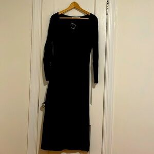 Free People Beach long black dress